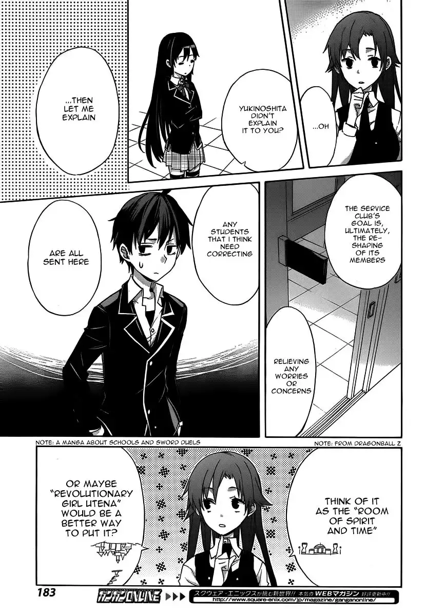 Yahari Ore no Seishun Love Come wa Machigatteiru. Chapter 1 36